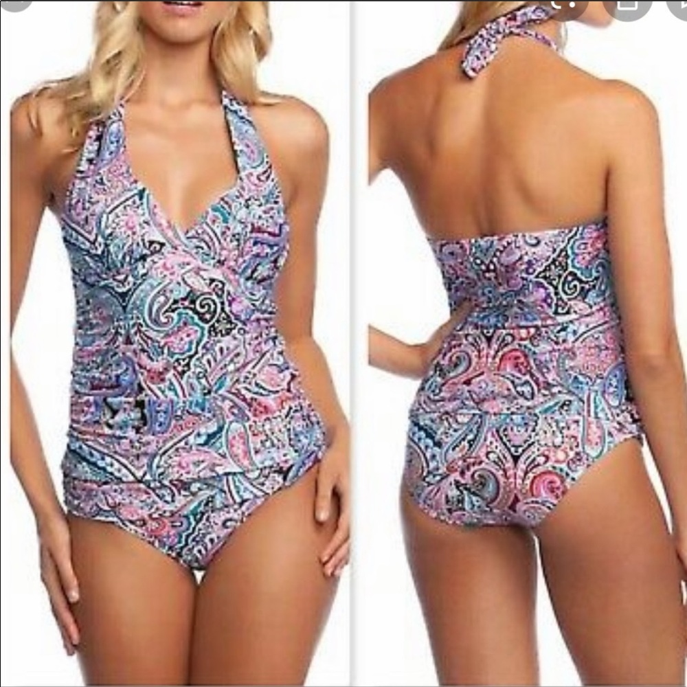 La Blanca 2 Piece Swimsuit Size 4 NWT